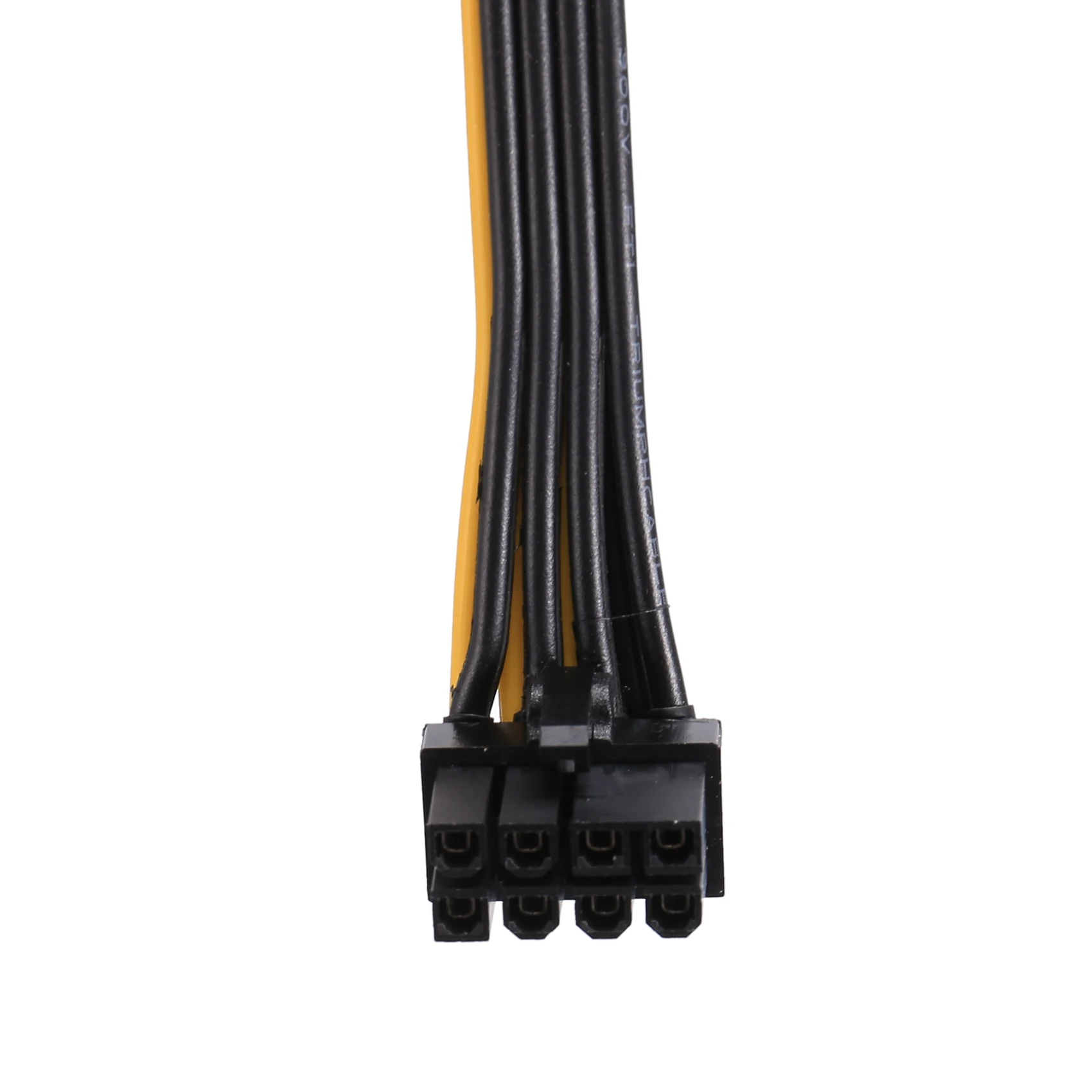 Cable de alimentación de extensión de tarjeta gráfica AEE7-8Pin Pcie 8 pines hembra a codo macho de 8 pines Cable de 90 grados Cable de alimentación de tarjeta gráfica