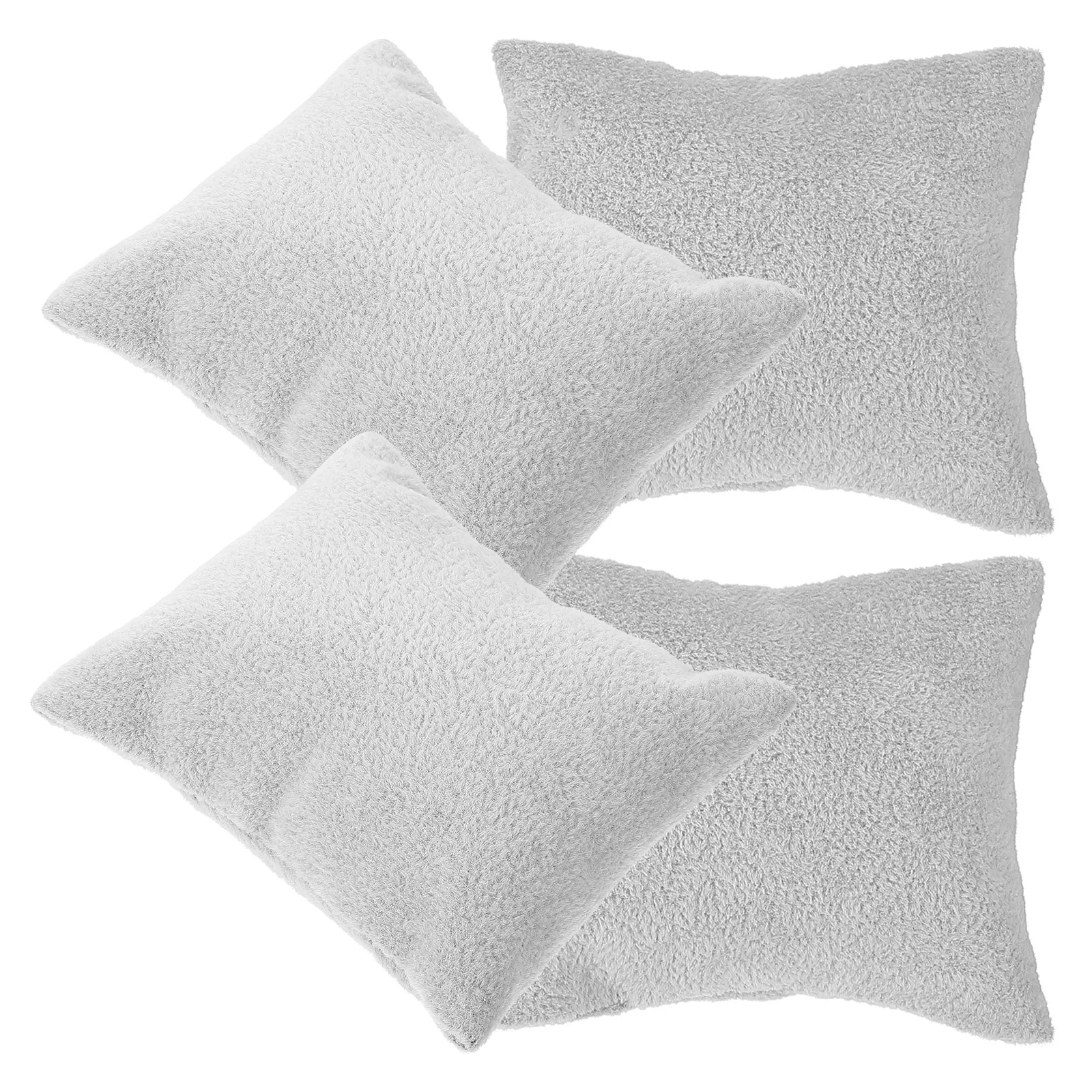 

4pcs Watch Display Pillow Small Gray Velvet Watch Holder Pillow for Bracelet Jewelry Display Props