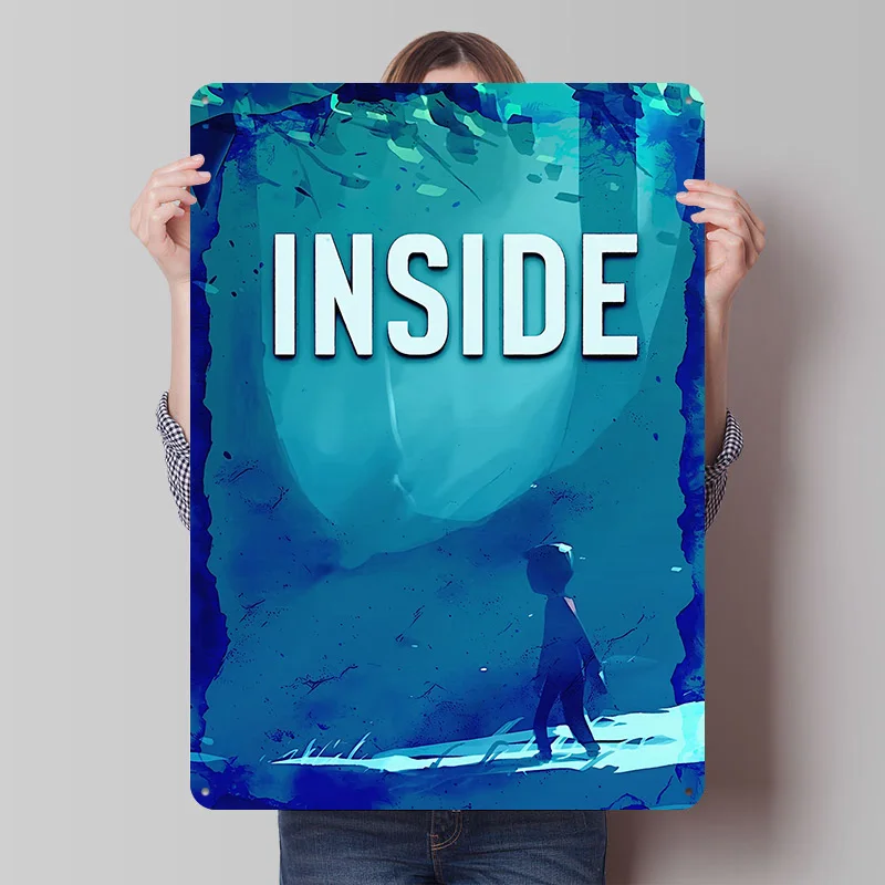 In-Game-Cover-Art Blechschild Poster Personalisierte Wandkunst Retro Vintage Metallschilder für Gamer Wanddekoration Garage Dekoration Zuhause