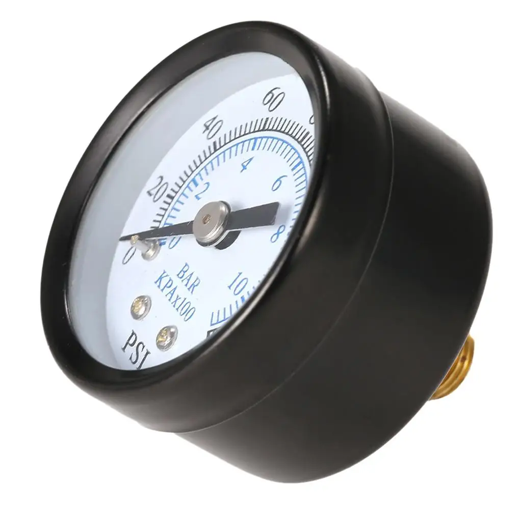 0 - 10 Bar 1 / 8 "NPT Manômetro Compressor Manômetro Ar