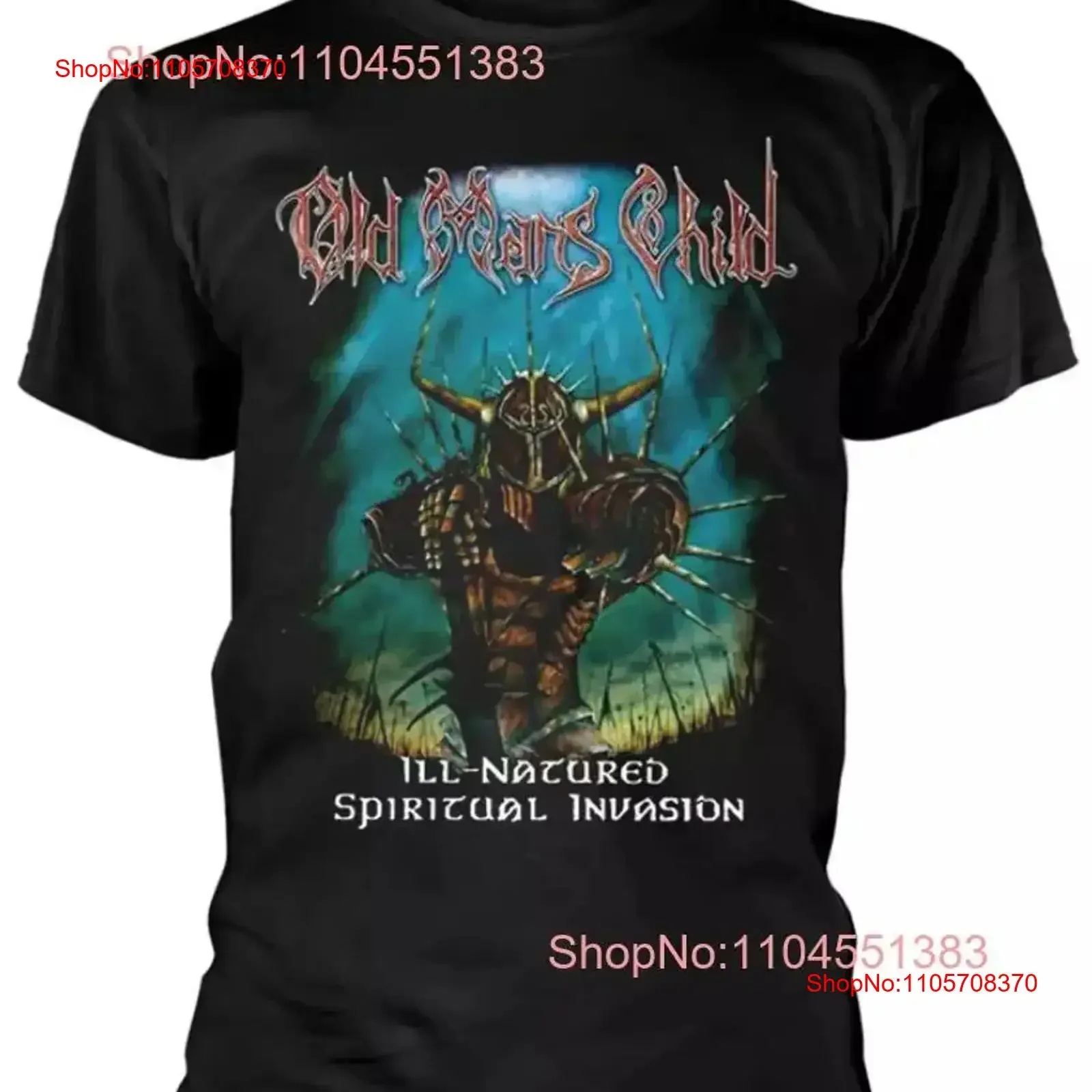 Old Mans Child Ill Natured Spiritual Invasion T Shirt Size S 5XL vintage Washed graphic homme Breathable Unisex Slightly