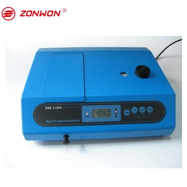 

Reliable performance 1200 lines/mm grating 320 and 1000nm SSI-1104 330 and 1000nm SSI-1103 single beam visible spectrophotometer