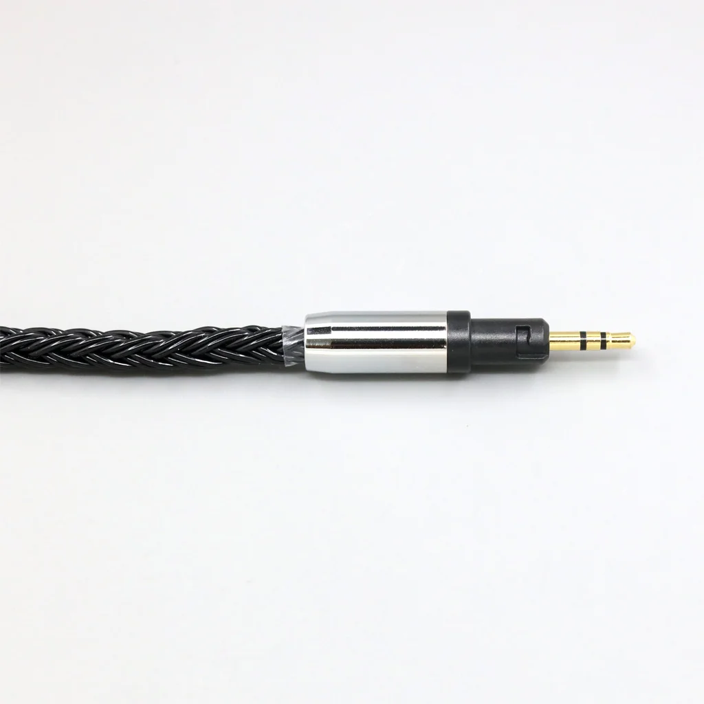 오스트리아 오디오 Hi-X15 Hi-X65 Hi-X50 X55 헤드폰용 16 코어 이어폰 케이블 블랙 브레이드 8858