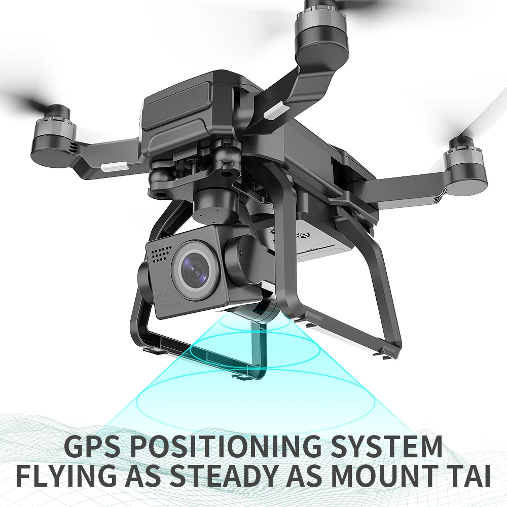 F7S Drone con fotocamera 3-axis PTZ Real 4K HD Camera professionale fotografia aerea GPS Positoining Drone pieghevole Fpv Quadcopter