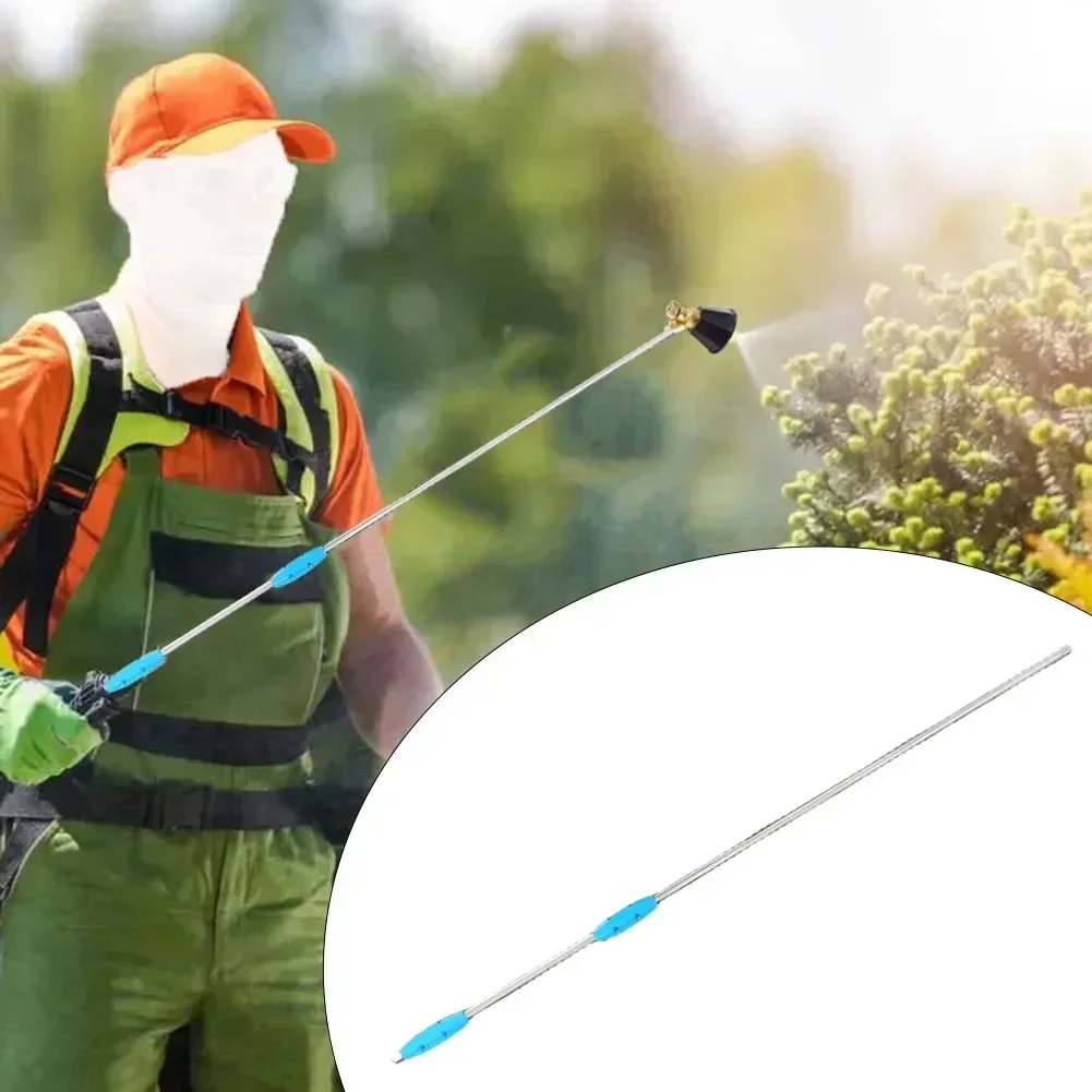 Agricultural Sprayer Stainless Steel Spray Rod High Pressure Spray Rod 50CM Extended Hose For 14*1.5 Thread Interface Fittings