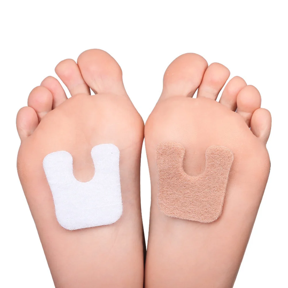 

24 Pcs Forefoot Pads Breathable Anti Skid Insoles Felt Dancer Cushions Lightweight Women Men Feet Inserts Shoe Pads
