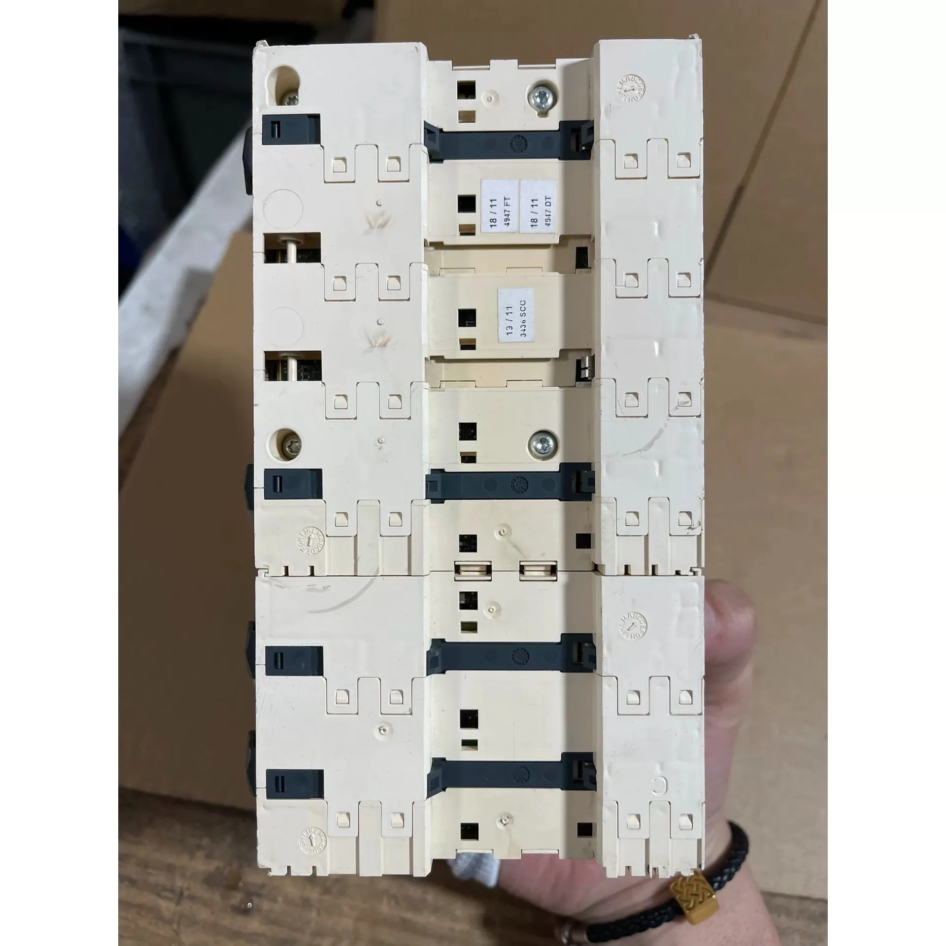 Schneider TM258LD42DT disassembly machine 1 set of second-hand functional test on the real picture