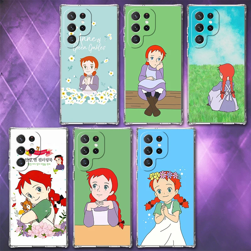 Мягкий чехол для телефона Anne Of Green Gables Shirley для Samsung Galaxy S26 S25 Edge S24 S23 Ultra S21 S20 FE S22 Plus + с узором на задней панели
