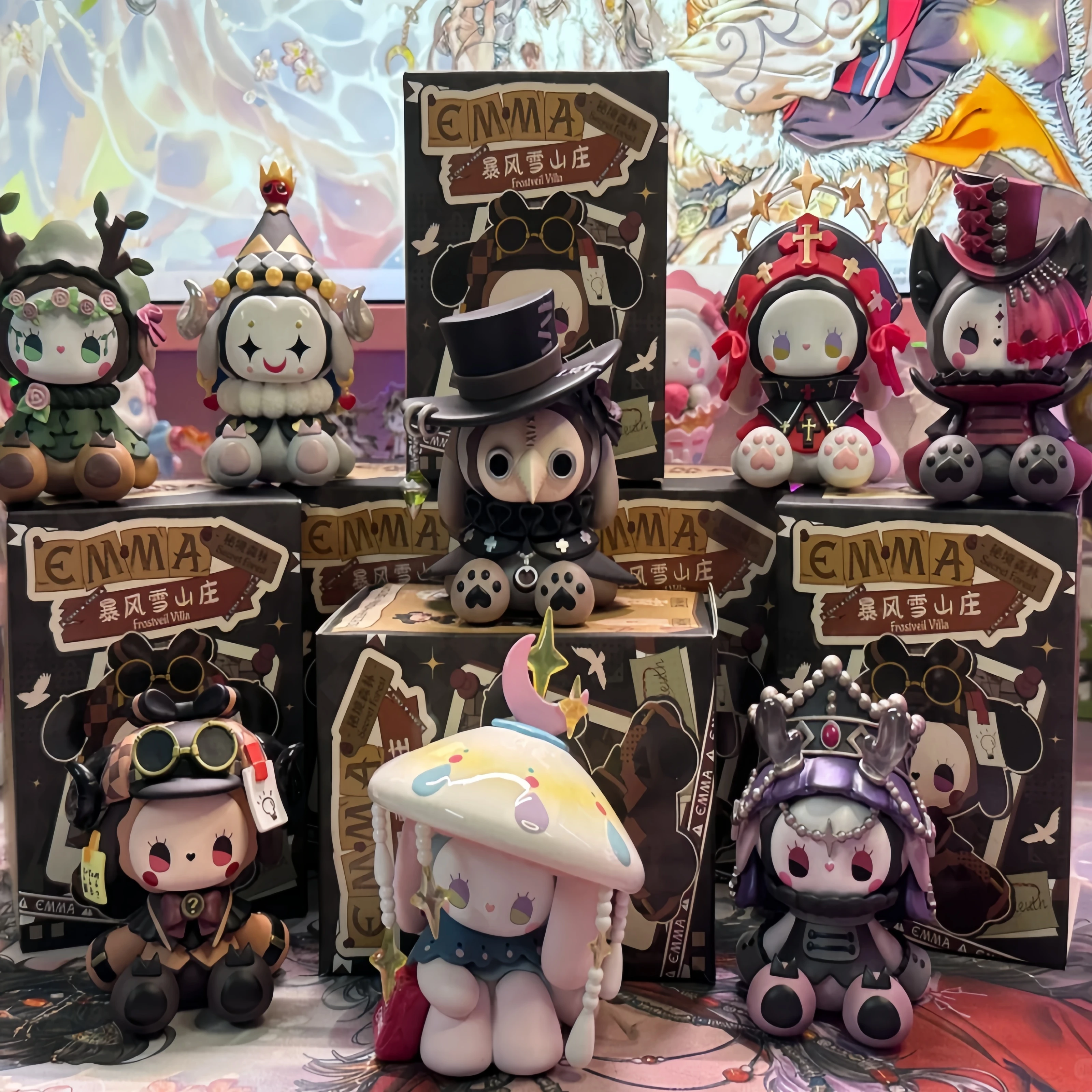

Emma's Secret Realm Forest Storm Snow Mountain Zhuang Blind Box Series Handmade Dark Trend Play Doll Girl Gift Ornament