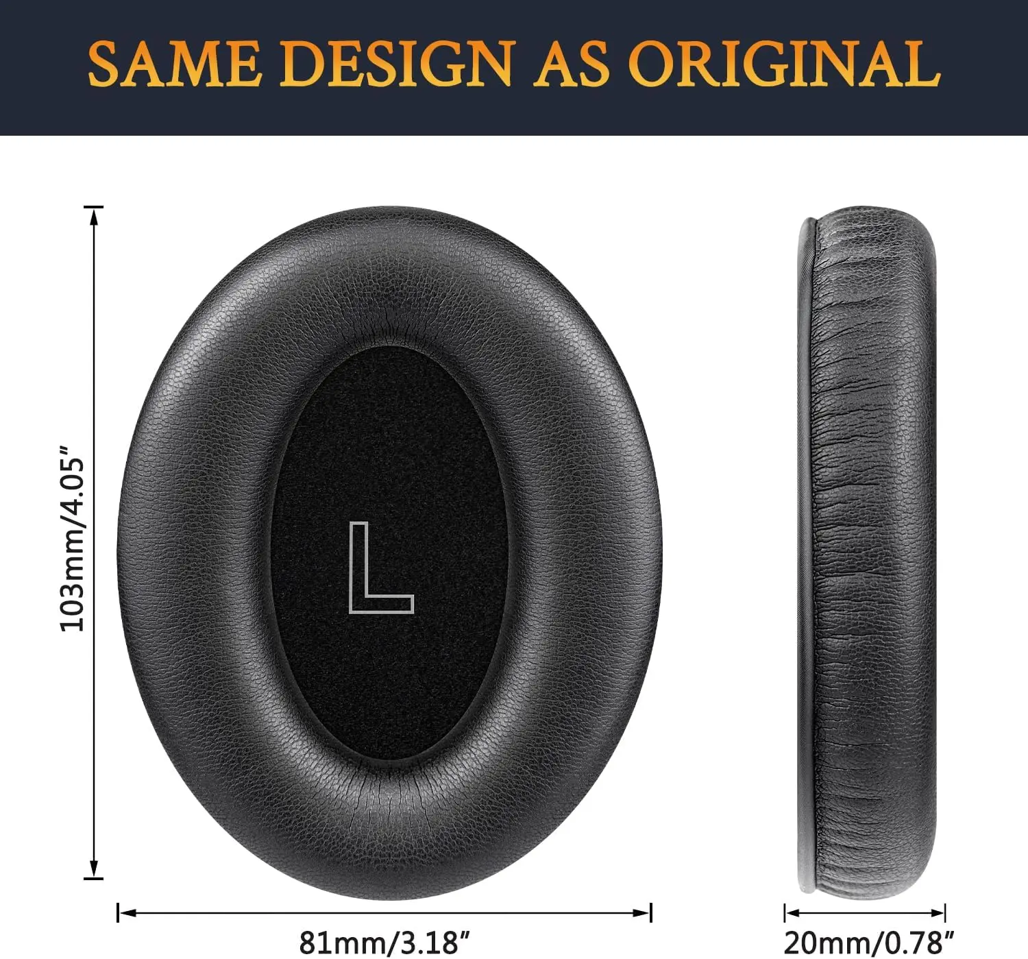 Replacement Ear Pads for Bose A30 Aviation Headset, Earpads Cushions with High-Density Noise Isolation Foam - A30 PL Black