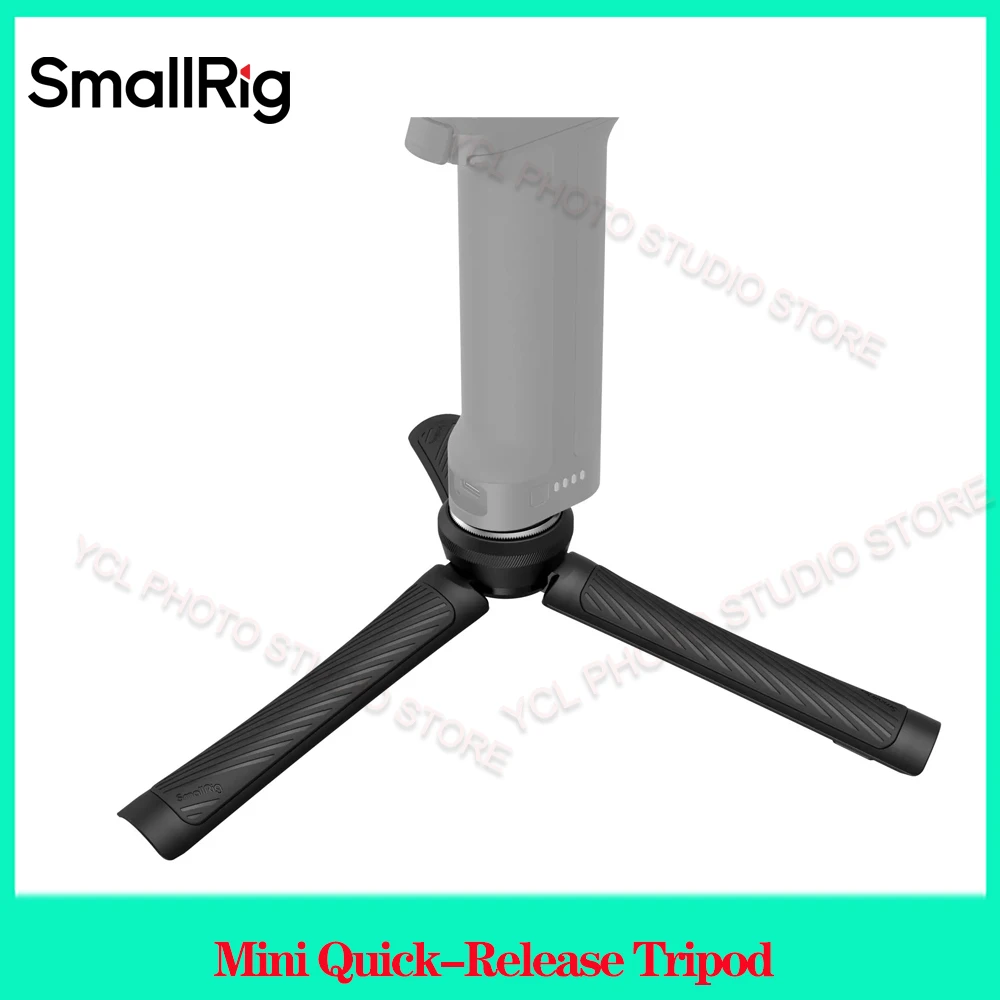 

SmallRig Mini Quick Release Tripod with 1/4 Screw Base for Mobile Phone Gimbal Mirrorless Camera Led Light Mic Monitor 4117