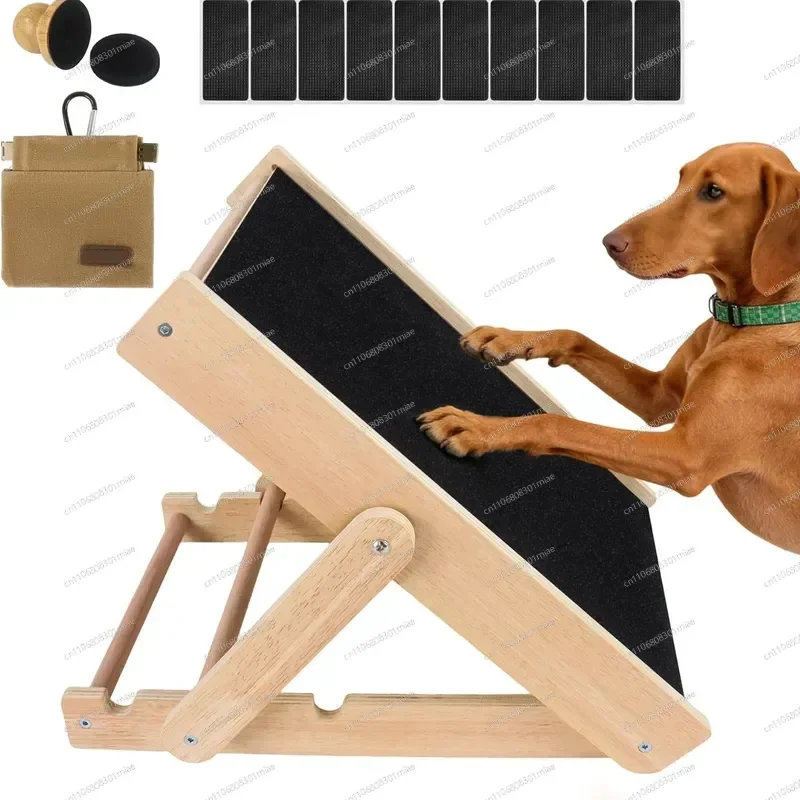Solid Wood Dog Nail Grinder Plate No Installation Pet Claw Trimmer for Corgi Puppy Cat Scratching Board Grooming Supplies