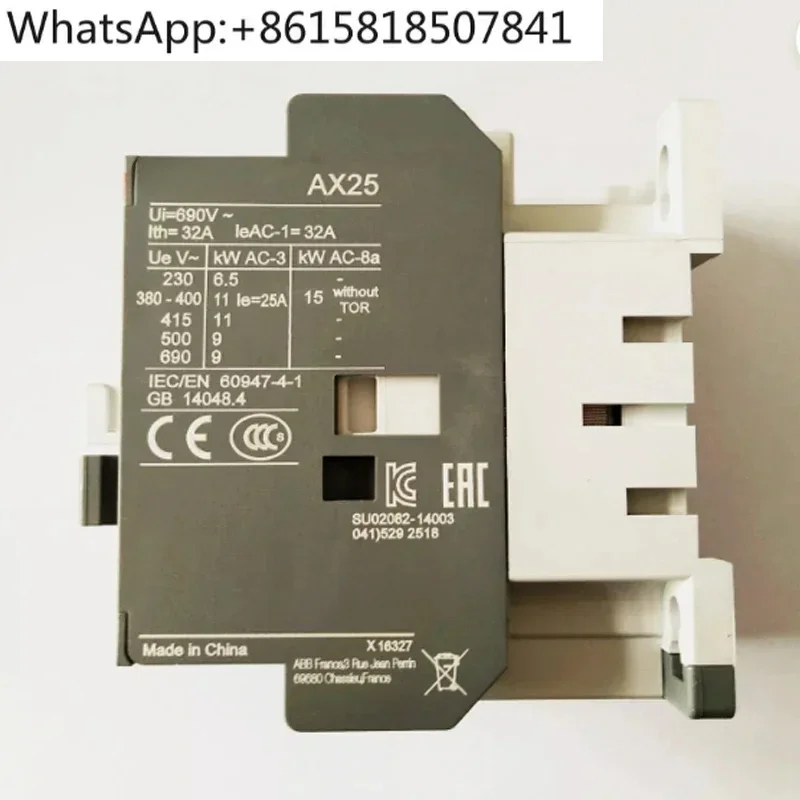 

Контактор переменного тока AX25- 30-10/01 AC110V 220V 380V 24V 25A