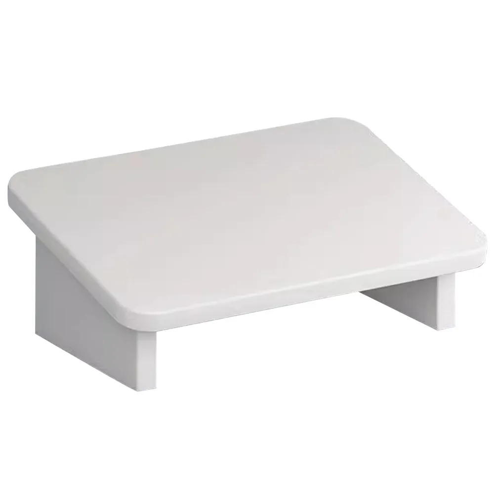 Lightweight Wooden Step Stool for Bedside Bathroom Kitchen Office Use Adult Foot Resting Stool Under Desk Foot Placing Seat Anti