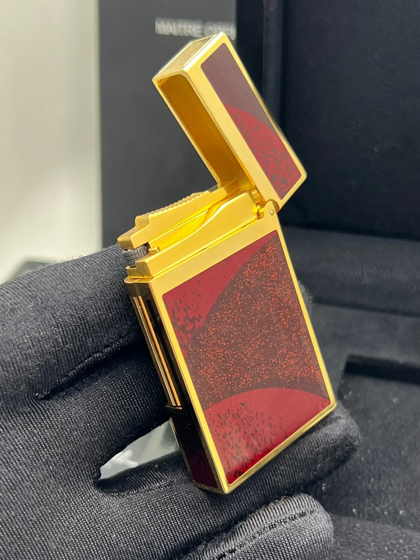 Metal Luxury Lighter Ping Sound Napoleon Paint Single Flame Cigarette Smoking Butane Lighters Smoking Cigarette Accessories