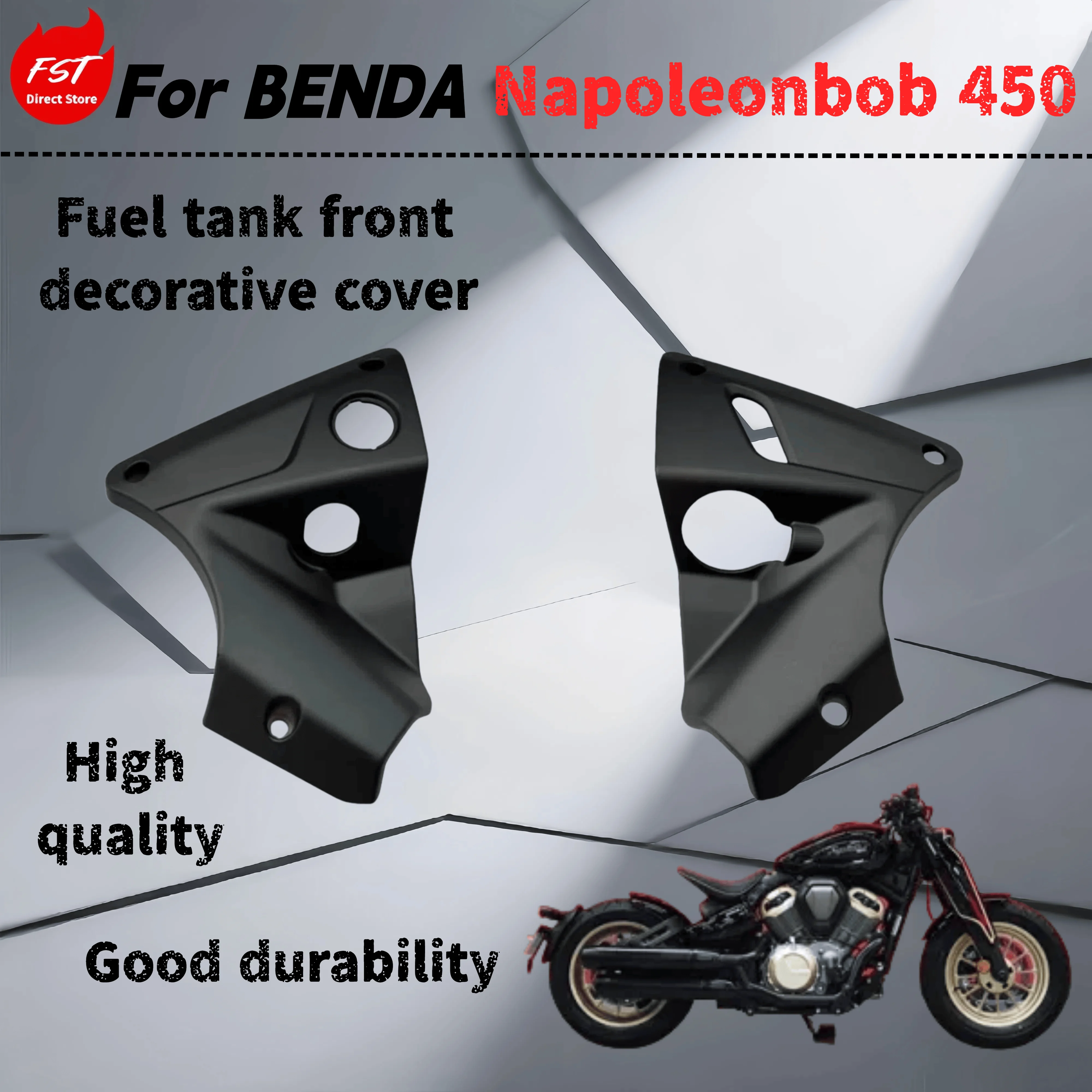 

For Benda Napoleonbob 450 front left and right decorative covers of the fuel tank water inlet guard