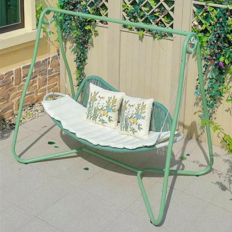 For Swing Courtyard Sling Chairs Outdoor Double Hammocks Indoor Small Courtyard Balcony Garden Rattan Swing Chairs