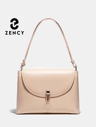 Zency 2024, damska torebka z miękkiej skóry, duża kieszeń, torba na ramię, Crossbody, luksusowa torba na prezent, damska torba pod pachami, regulowana