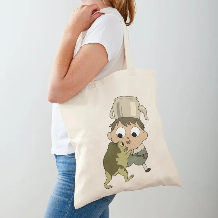 

Greg dancing with his frog // Over the Garden Wall Tote Bag tote bag woman tote bag canvas