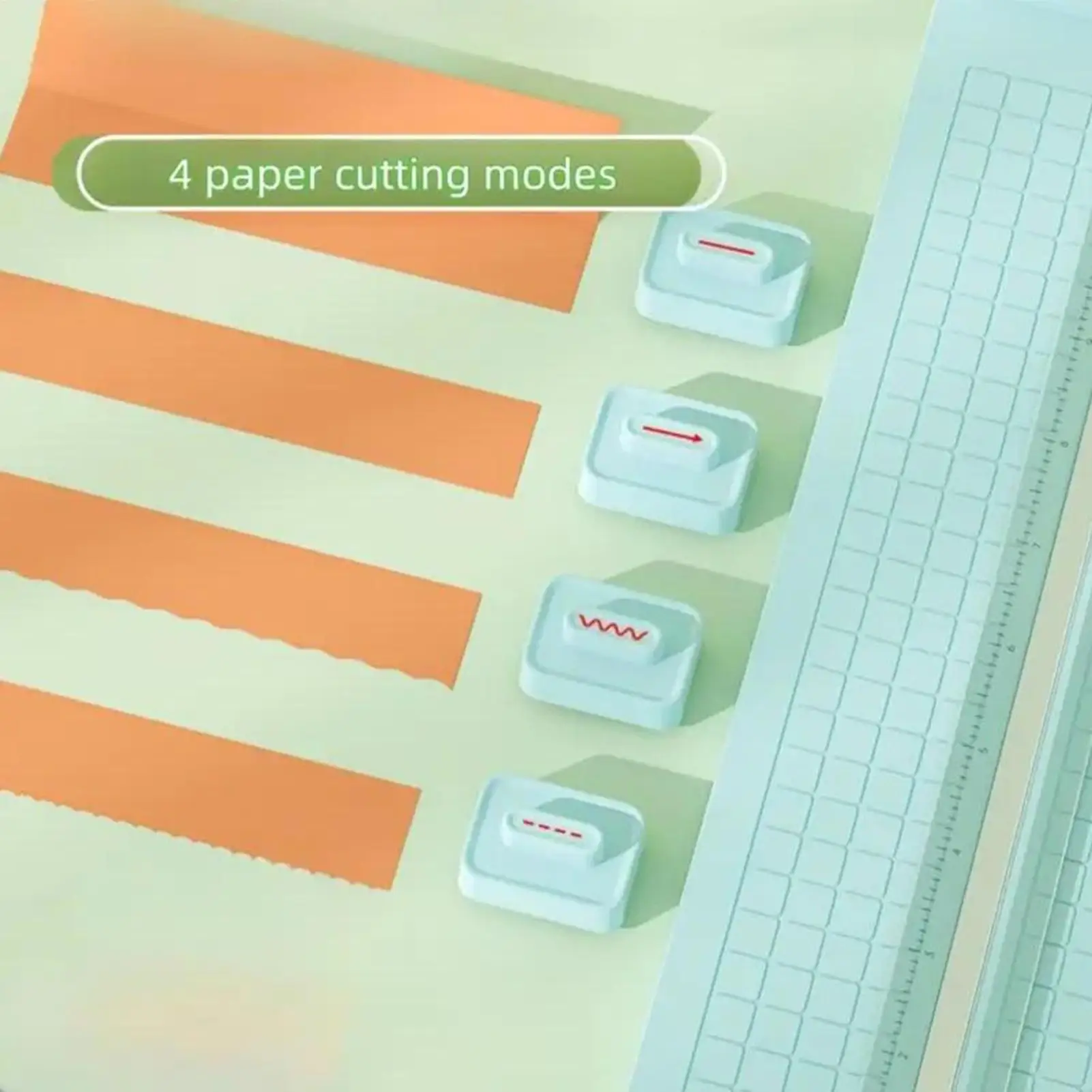 Paper Cutter Heavy Duty Craft Paper Cutter 4-in-1 Tools Bidirectional Cutting Precision Shredder Anti-Slip For Business Home