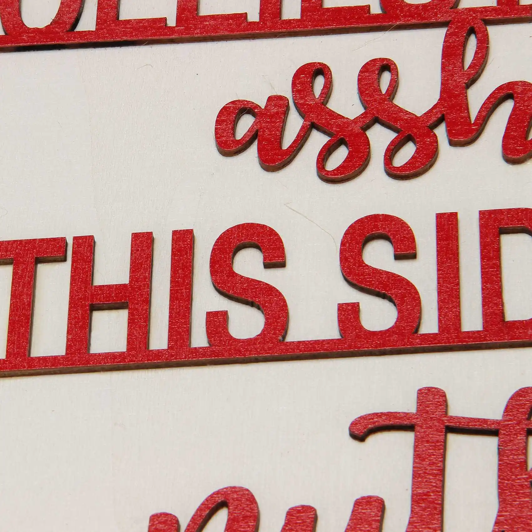 Jolliest مجموعة من ثقوب Nuthouse عيد الميلاد شماعات الباب علامة أكاليل خشبية مستديرة-BAAQ