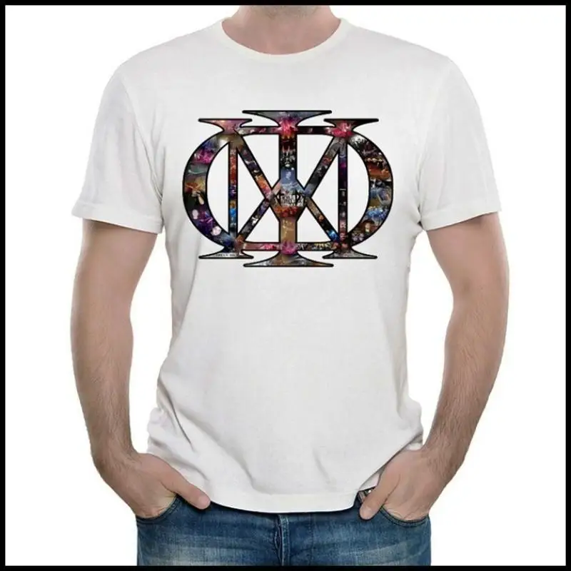 Camiseta Dream Theater, Camiseta da Banda Dream Theater, Camiseta Branca de Manga Curta para Homens e Mulheres