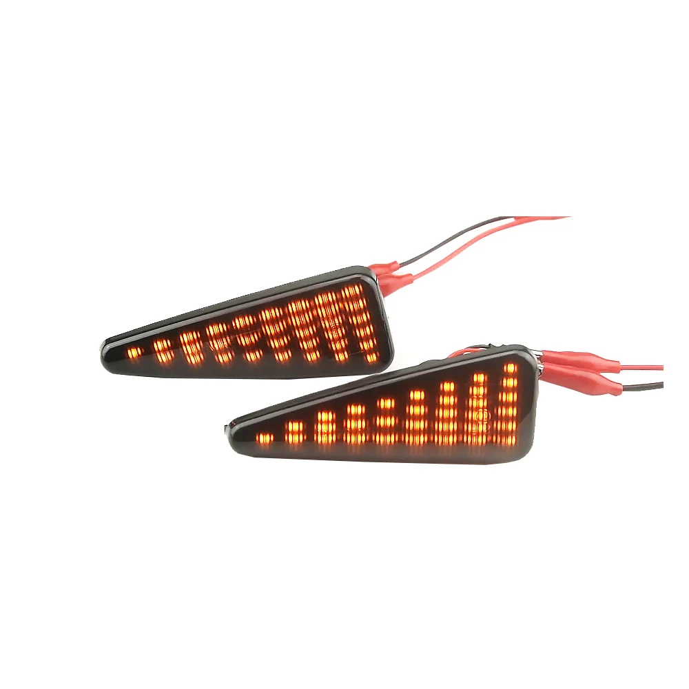 For Dacia Logan Sandero I Renault Stepway Thalia 2008 2009 2010 2011 2Pcs Dynamic LED Side Marker Light Turn Signal Blinker Lamp - view 5