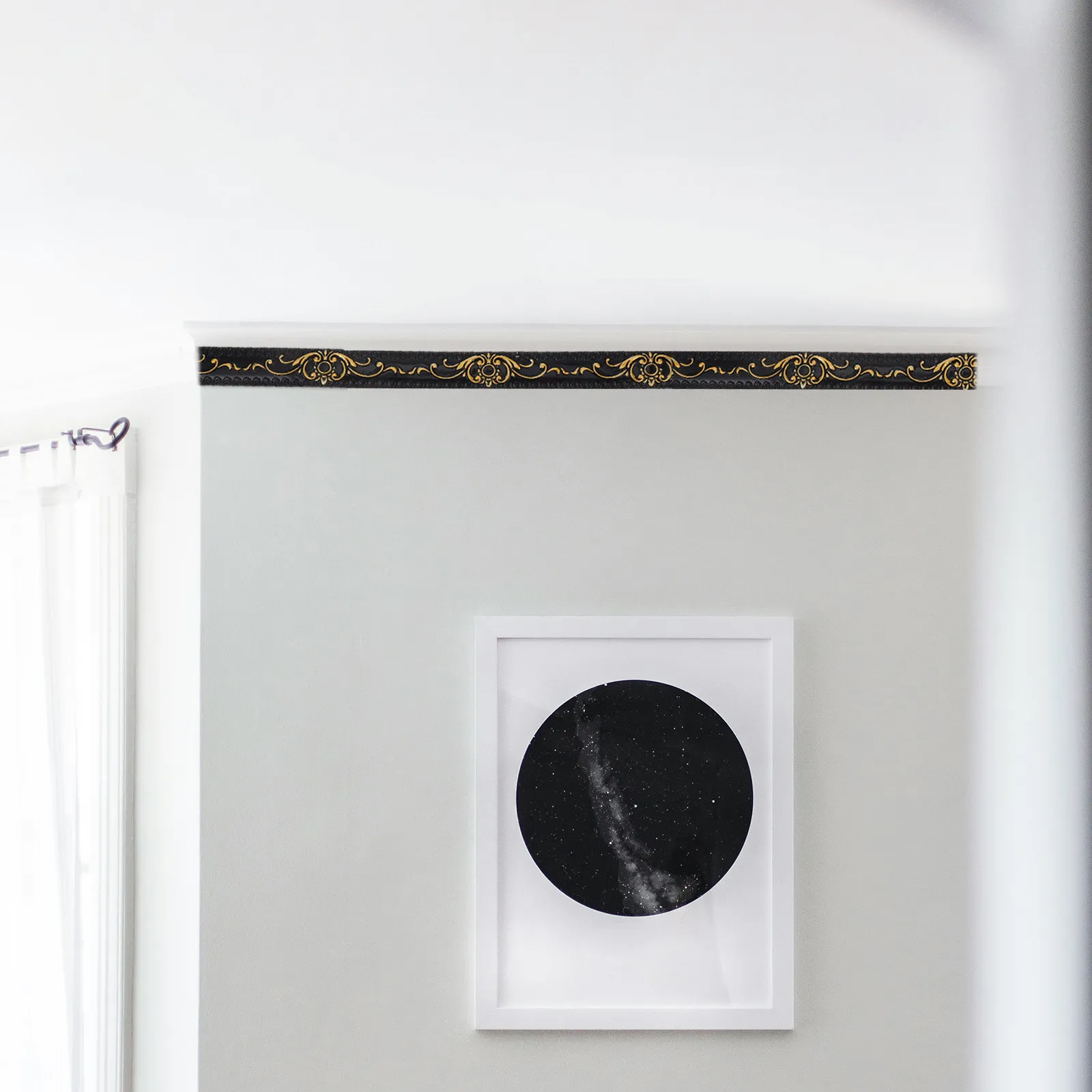 

Самоклеящиеся декоративные полосы 10 м, гибкий ПВХ-профиль для отделки стен и потолков, для фоновых стен в гостиной, легко клеить и снимать