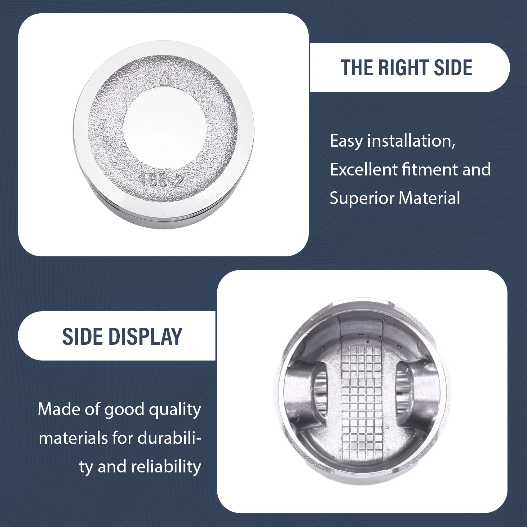 

X39A-68 мм поршневые кольца, прокладка сальника, восстановление для Honda GX160 GX200 168F 5,5/6,5 л.с., 2-3,5 кВт, 4-тактный генератор