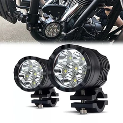 2PCS 6 LED Motorcycle Waterproof Auxiliary Headlight 12V Moto LED Spotlight Lamp Auxiliary Headlight Moto Equipments Accessories