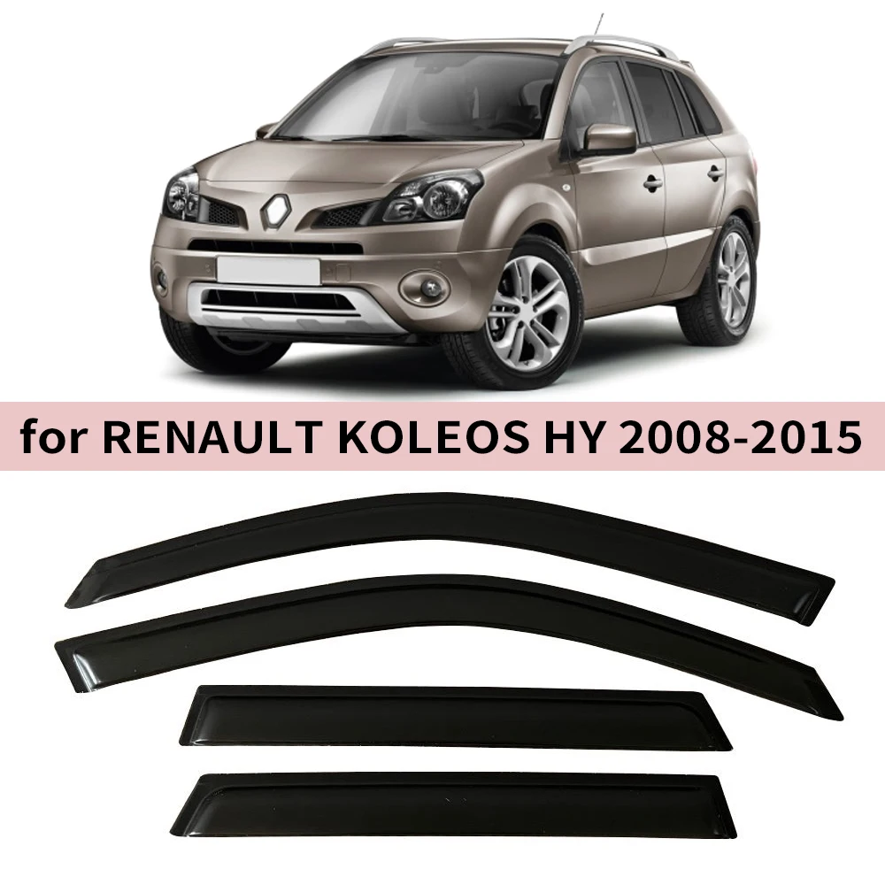 

Window Visor for Renault Koleos 2008 2009 2010 2011 2012 2013 2014 2015 Wind Deflectors Rain Guards Door Visor Vent Shades