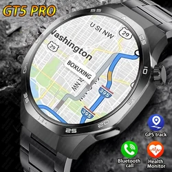 For Huawei Xiaomi NFC Smart Watch Men GT3 Pro AMOLED 390*390 HD Screen Heart Rate Bluetooth Call IP68 Waterproof SmartWatch 2024