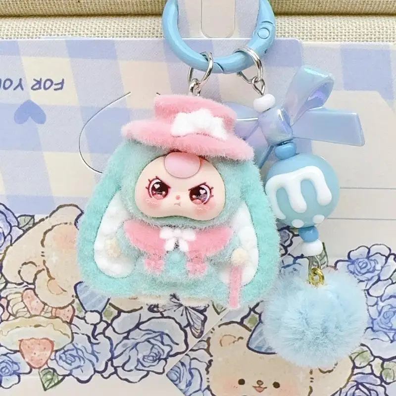 1Pcs Kawaii Mini Cartoon Doll Keychain Bag Pendant Cute Doll Gift DIY Decoration Bag Hanging Accessories