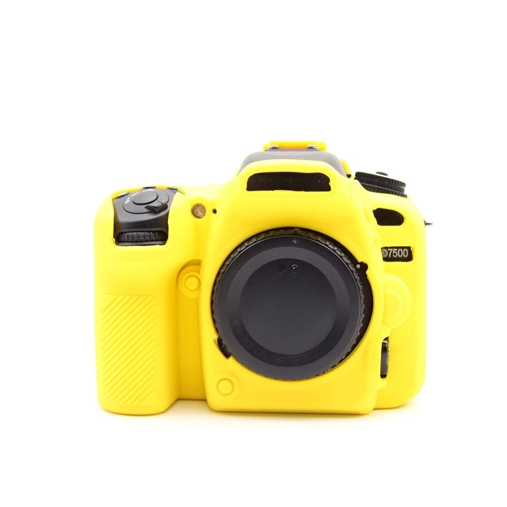 Silicone Case For Nikon D7500 SLR Camera bag D7500 Protective case, photography soft case bag cover +1PCS Free Tempered Film view 6