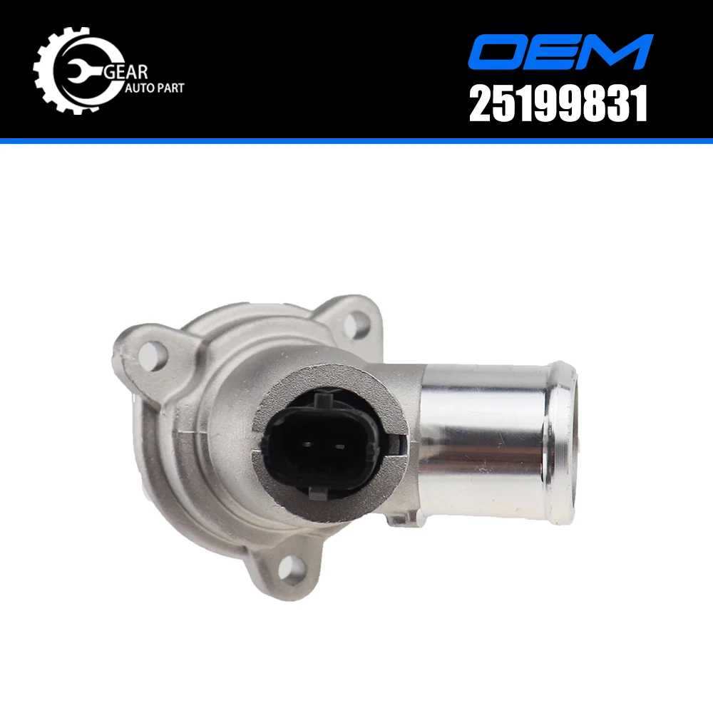 Aluminum Engine Cooling Thermostat Housing Cover Assembly fit for Chevrolet Spark Beat Matiz 1.2L 2013-2015 96988257 25192923