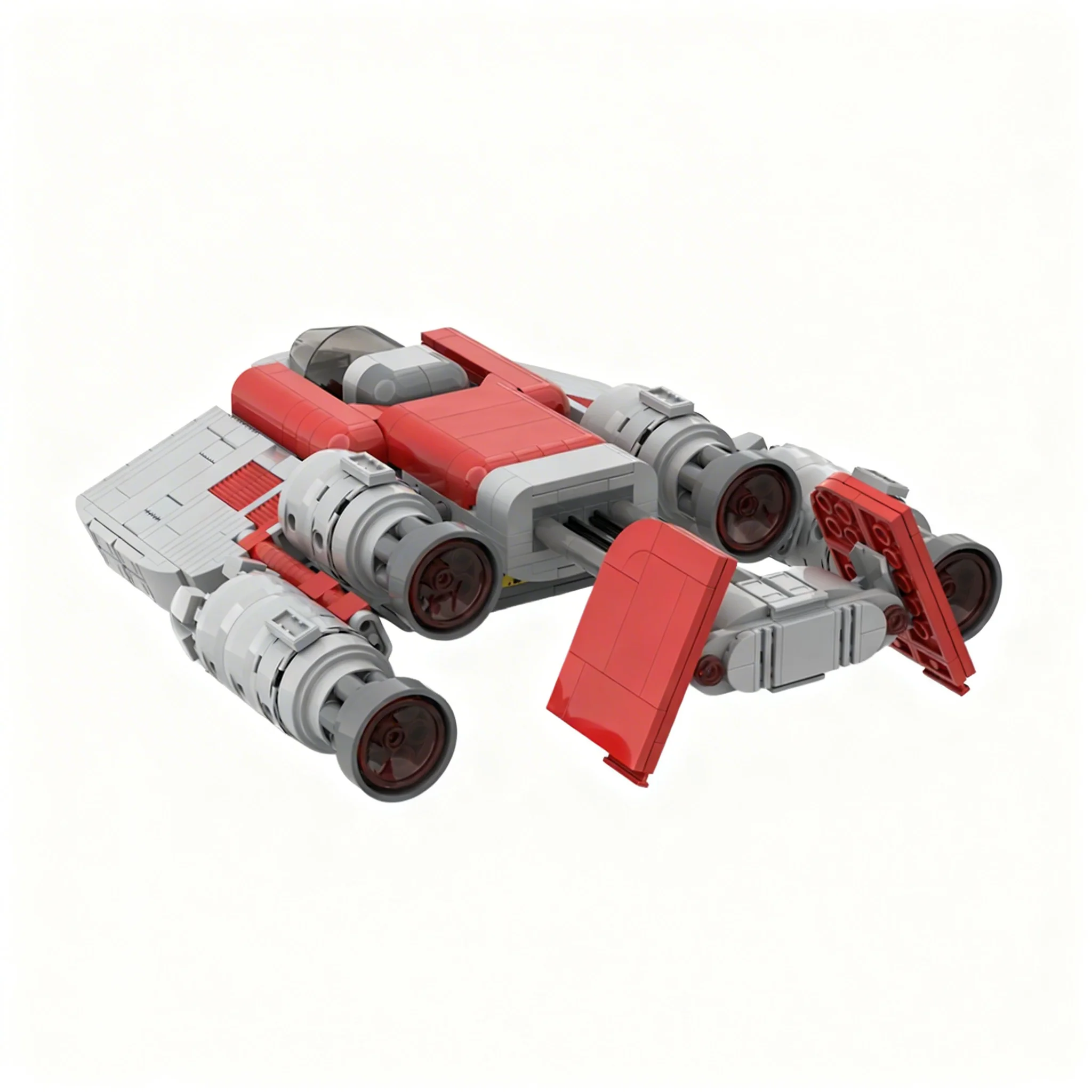 684pcs MOC Terran Dropship Games Model Building Blocks Christmas Gift Construction Toy Education 3D Collection Display Birthday