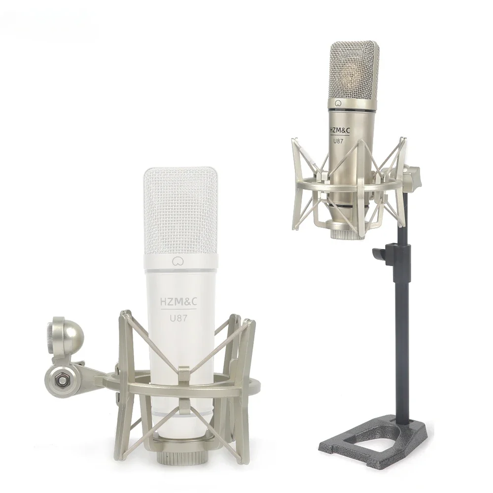 Professional M25/M21 Plastic Broadcasting mic shockproof frame for U87 recording condenser microphone Shock Mount  clip