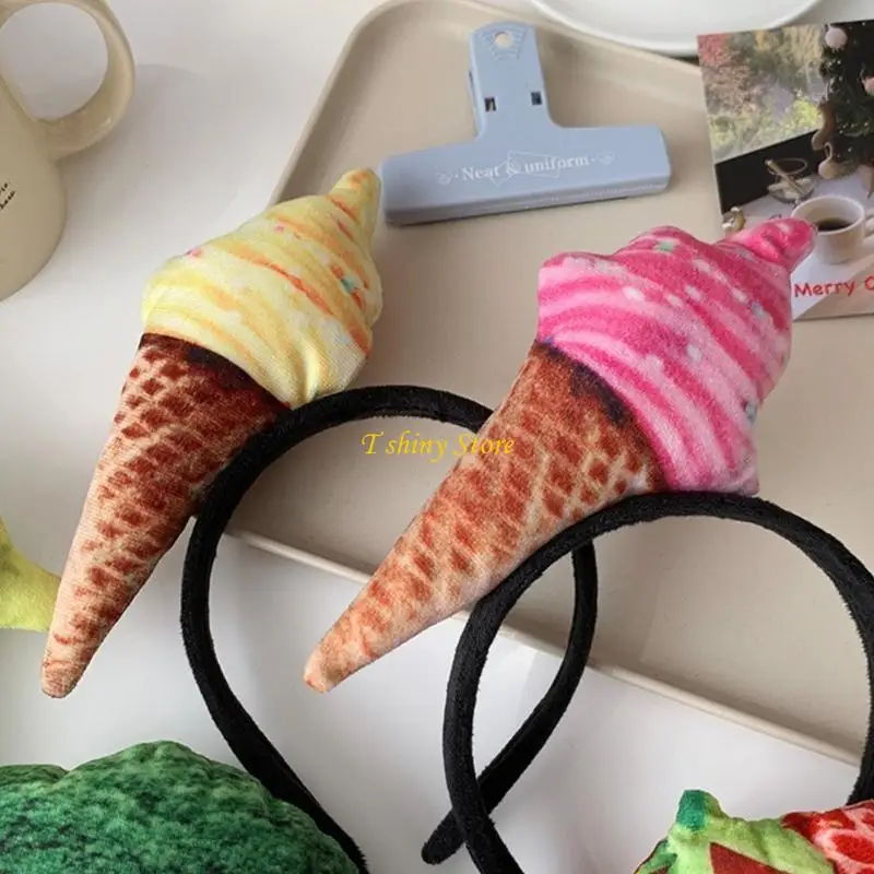 N58F, Hoa Quả Mũ Trùm Đầu Ngộ nghĩnh Mũ Trụ dành cho Nữ Cô Gái Halloween Phụ Kiện