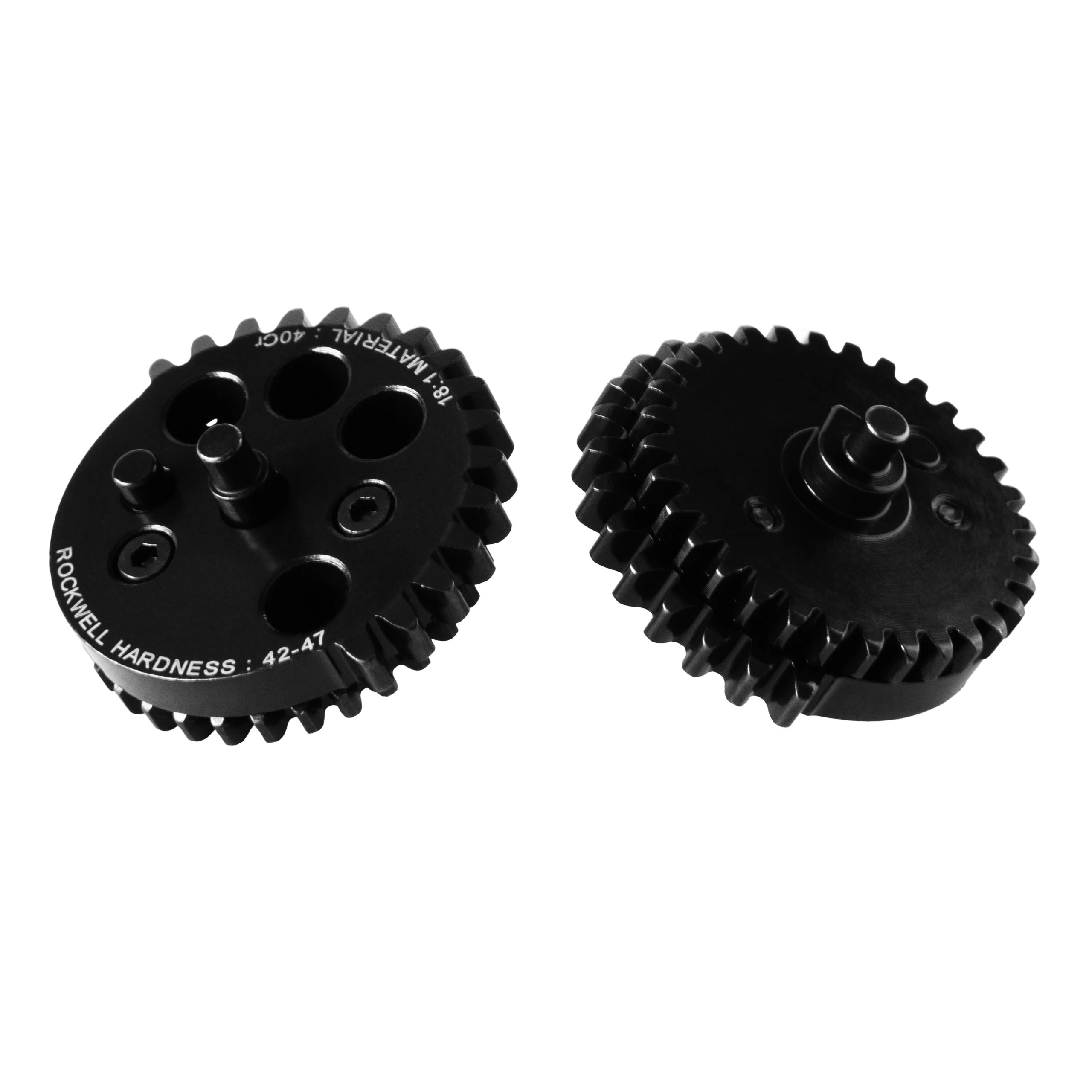 JVAN Gear  CNC Steel Cut 40Cr Series Tactical Gear Set 12:1 13:1 16:1 18:1 for AEG Version 2/3 Airsoft Gearbox