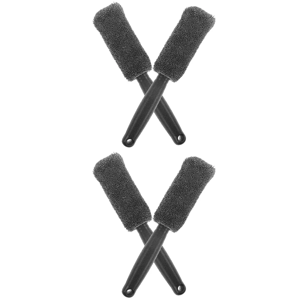 

2 PCS Cars Tire Brush Truck Wash Wheeled Rim Cleaner Soft Detailing Washing Tool