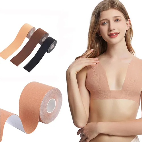 HaleyChan-sujetadores con cinta para el pecho para mujer, cubiertas adhesivas invisibles para pezones y pezones, cinta para levantamiento de senos, Bralette de realce Sticky-1pcs