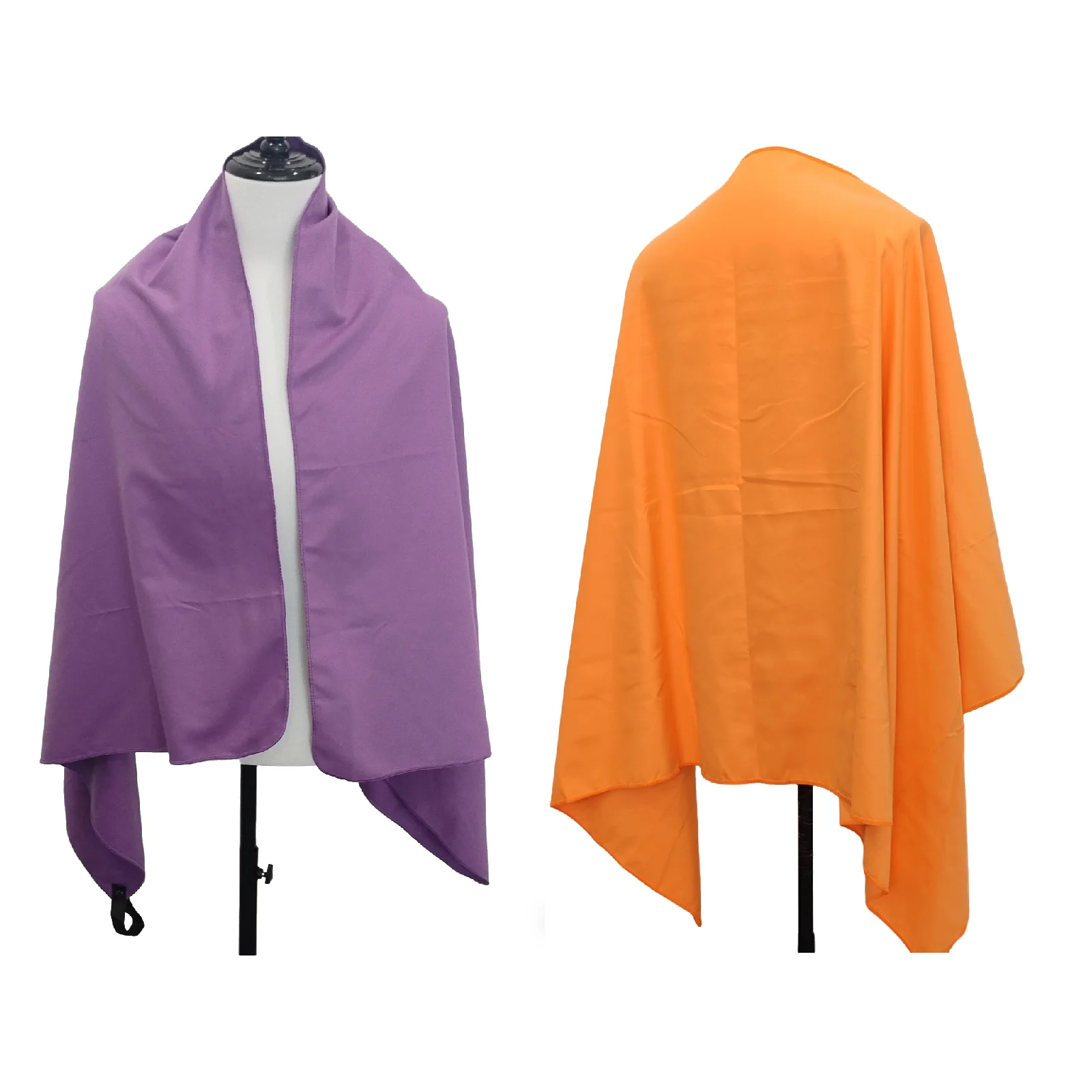 Purple Orange Beach Towel, Quick Dry Sand-resistant Bath Sheet_voghion.com