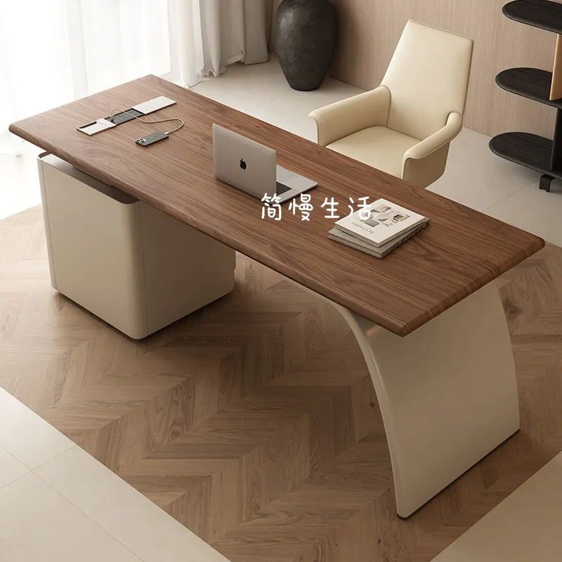 

Stand Luxury Office Desk White Organizer Portable Study Executive Desk Computer Gaming Mesa Para Computador Office Furniture