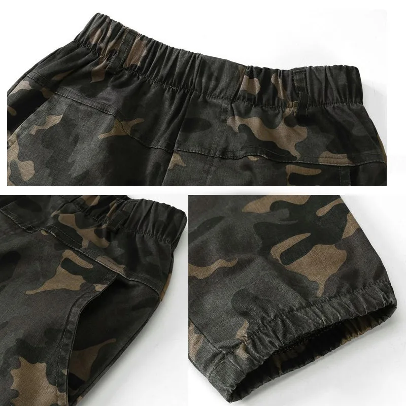 2022 Spring Autumn Boys Pants Camouflage Boys Jeans Teen Children Big Size Trousers Children Clothing