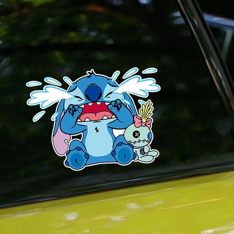 

Disney Stitch мультфильм узор крышка царапины наклейка творческая личность милая DIY водонепроницаемая декоративная наклейка для автомобиля оптовая продажа