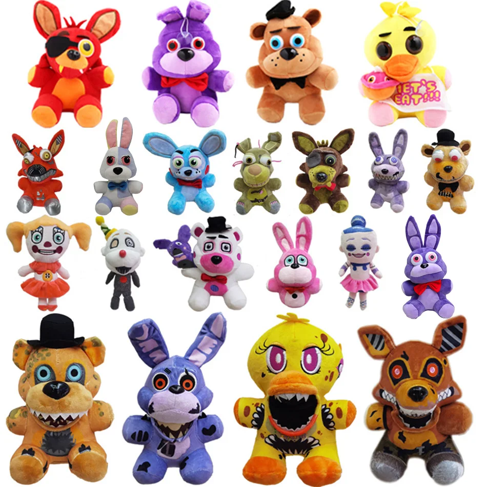 18 CM Five Night At Freddy Fnaf Cute Plush Toys Game Doll Bonnie Bear Foxy Cartoon Stuffed Dolls Freddy Toys For Children Gifts - view 6