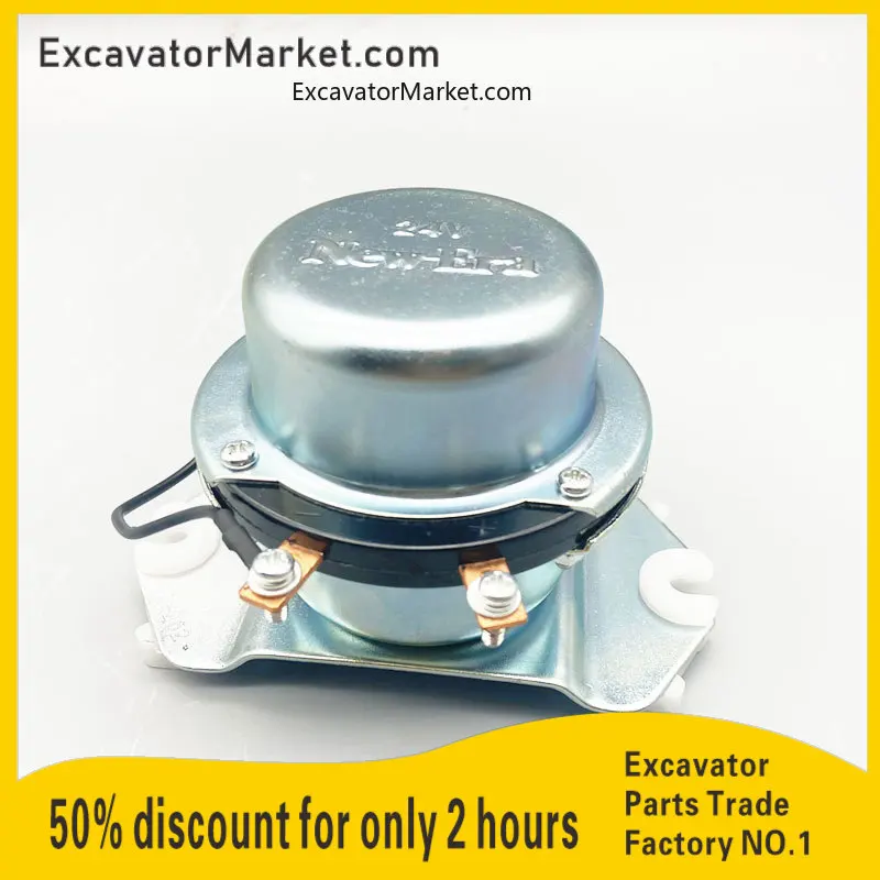 Excavator Universal Power Switch 12v 24v Doosan Komatsu Caterpillar Hitachi Kobelco Valve Battery Relay Excavator Accessories