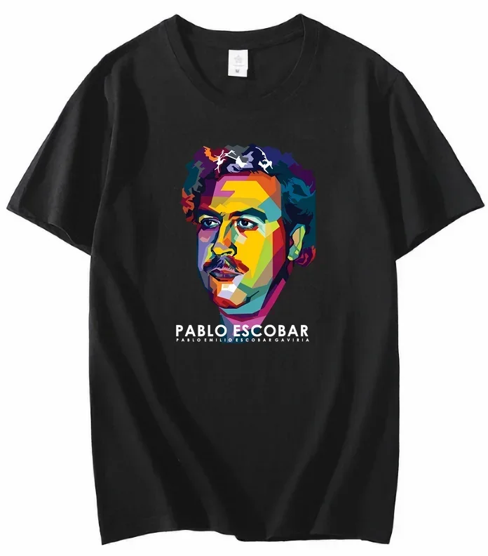 2023 Popular Amazing Quality T-Shirts Men Womens T-Shirts Pablo Escobar Medellin Scarface Printed Cotton Short Sleeve Tops