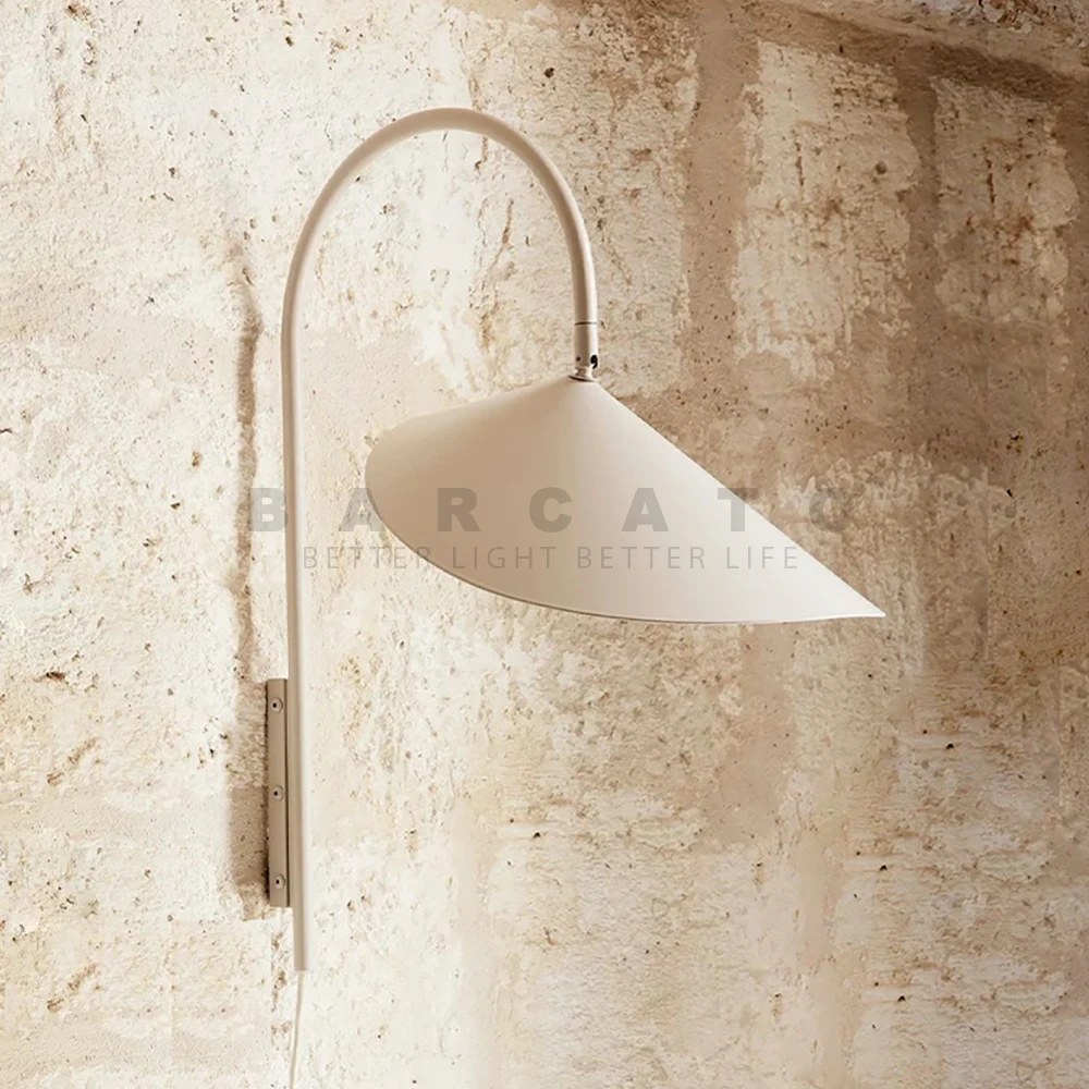 Italian Wall Lights Modern Adjustable Reading Lighting for Beside Bedroom Hotel Living Room Leaf  LED Lighting Home Decoration