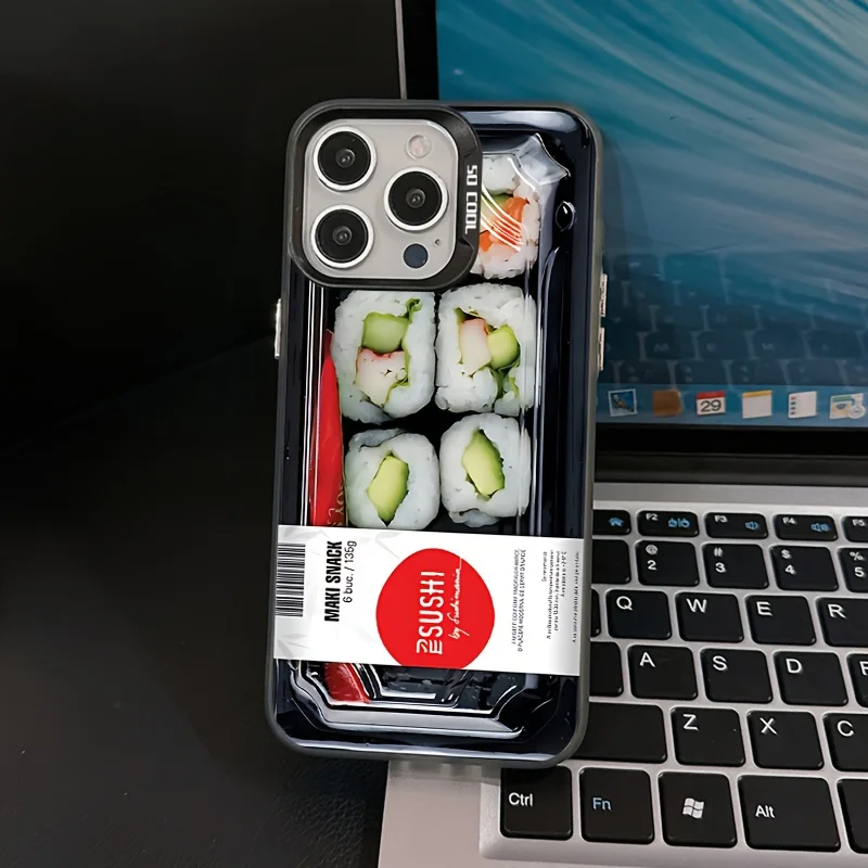 Sushi lunch box fashionable design phone case suitable for iPhone
